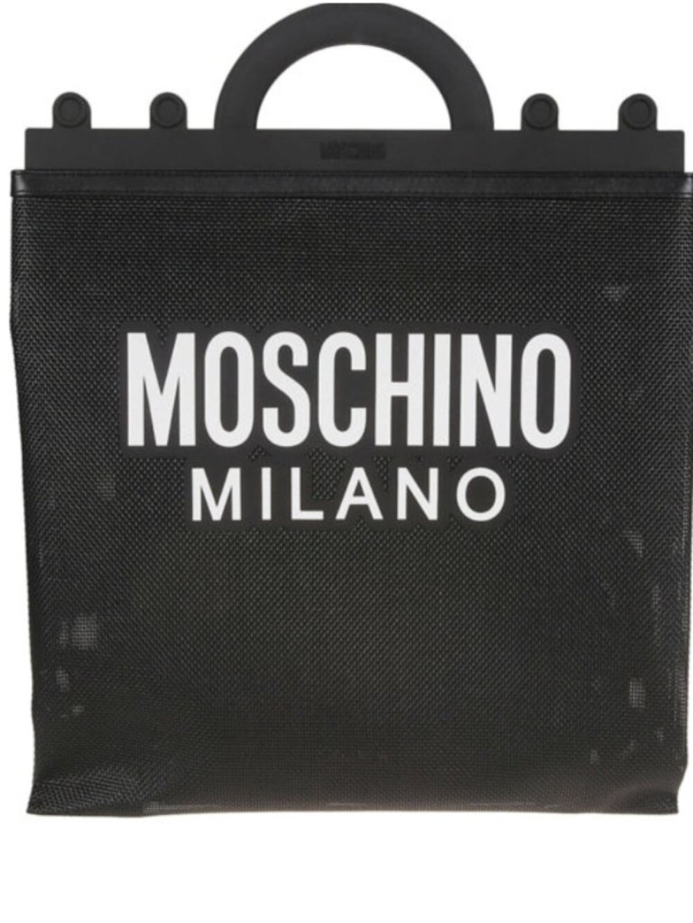 Moschino mesh tote bag w/ removable strap